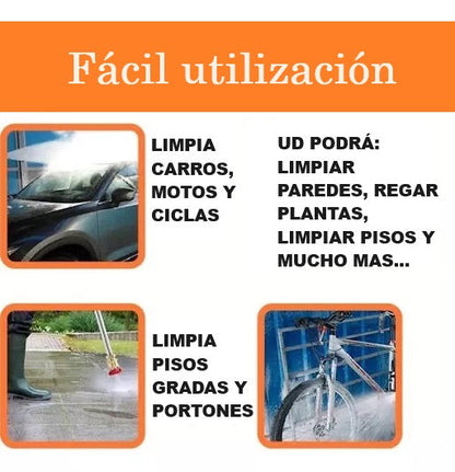 HIDROLAVADORA INALAMBRICA DE ALTA PRESION CON DOS BATERIAS + MALETIN GRATIS